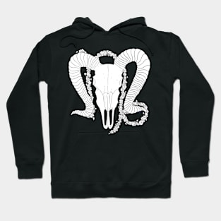 Capricorn - Black and White Hoodie